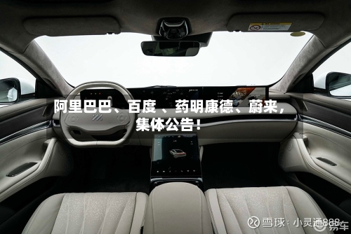 阿里巴巴	、百度 、药明康德、蔚来，集体公告！-第2张图片